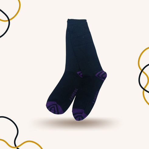 Purple Stripes Spotted Funky Socks - SOXO #1 Imported Socks Brand in Pakistan